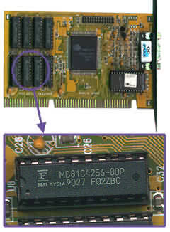 repaired SVGA card