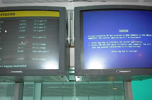 Blue Screen of LIVE!