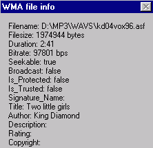 WMA info